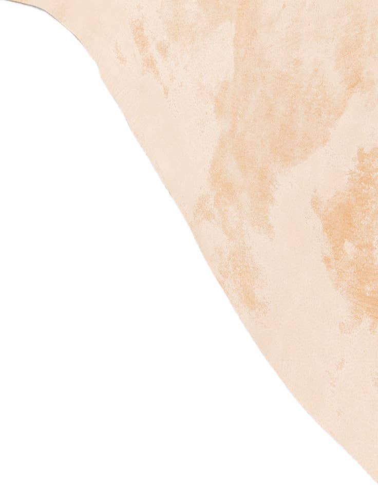 Detail image of  6' 4 x 6' 11 Cowhide Leather Square Rug