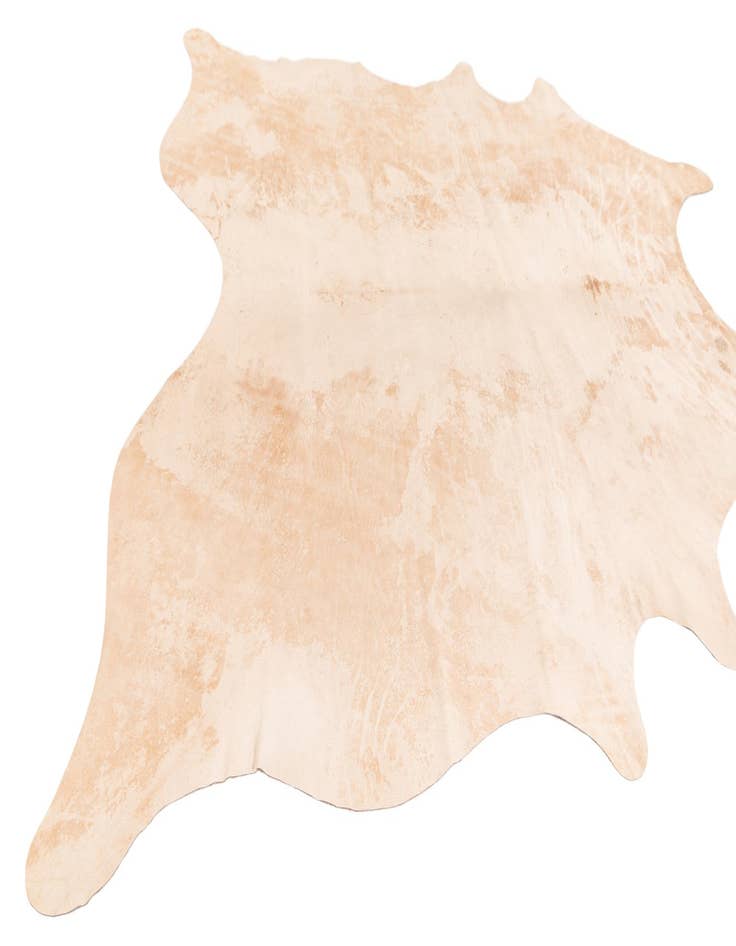 Detail image of  6' 4 x 6' 6 Cowhide Leather Square Rug
