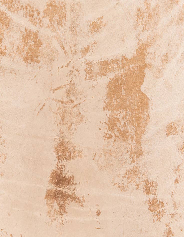 Detail image of  6' 4 x 6' 6 Cowhide Leather Square Rug