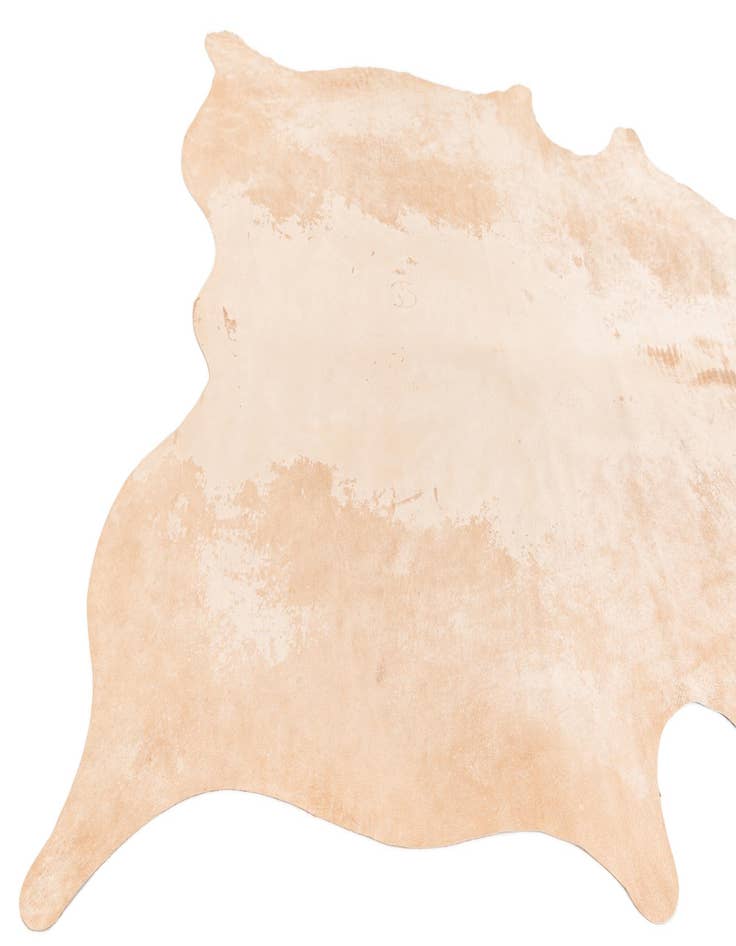 Detail image of  6' 1 x 6' 7 Cowhide Leather Square Rug