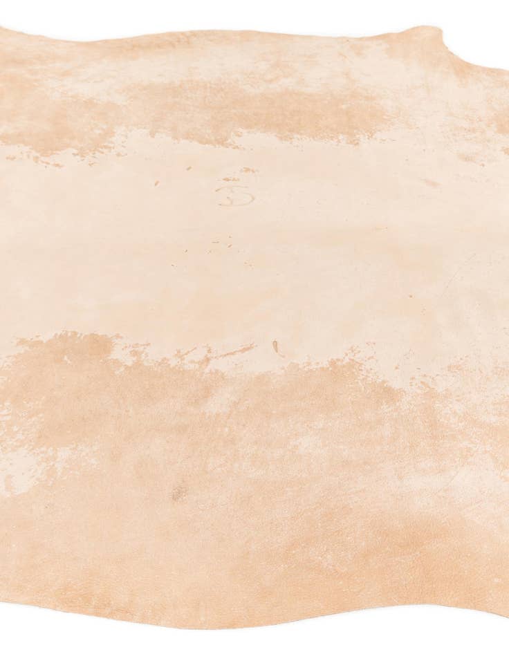 Detail image of  6' 1 x 6' 7 Cowhide Leather Square Rug