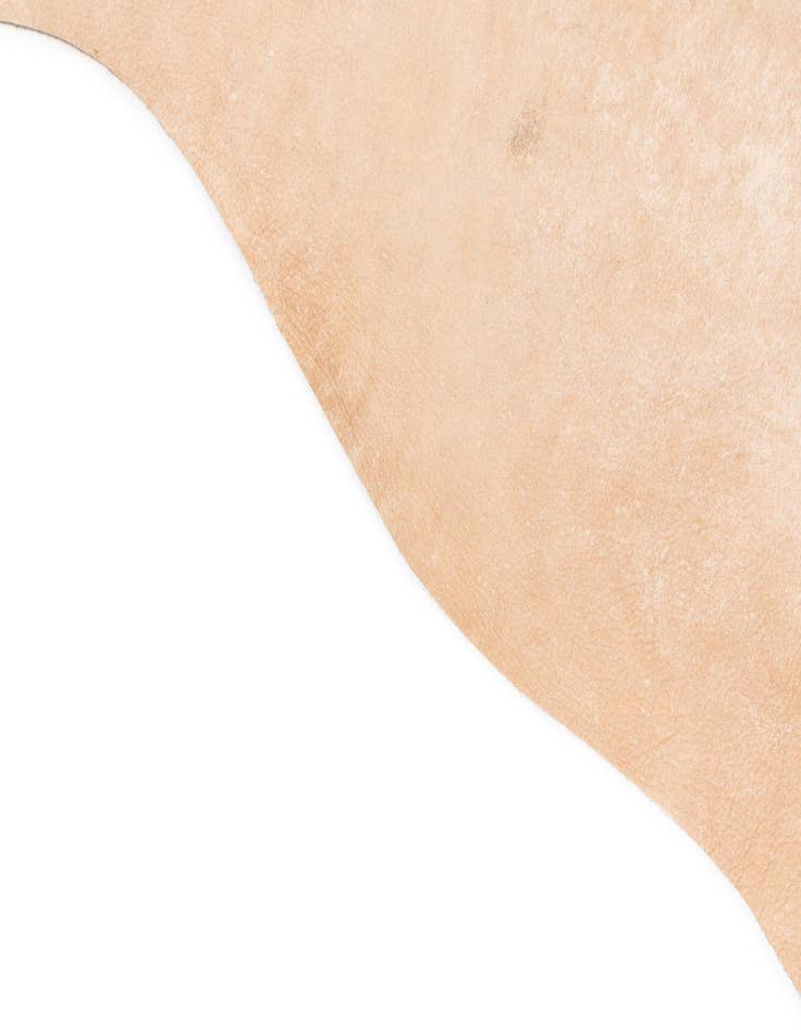 Detail image of  6' 1 x 6' 7 Cowhide Leather Square Rug