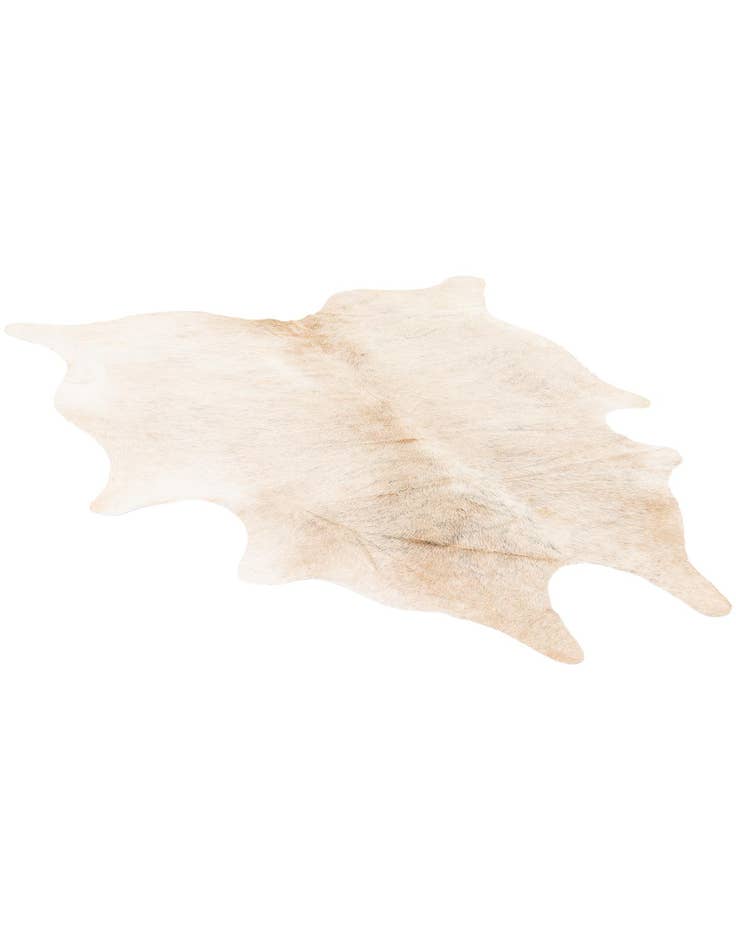 Detail image of  5' 10 x 6' 5 Cowhide Leather Square Rug