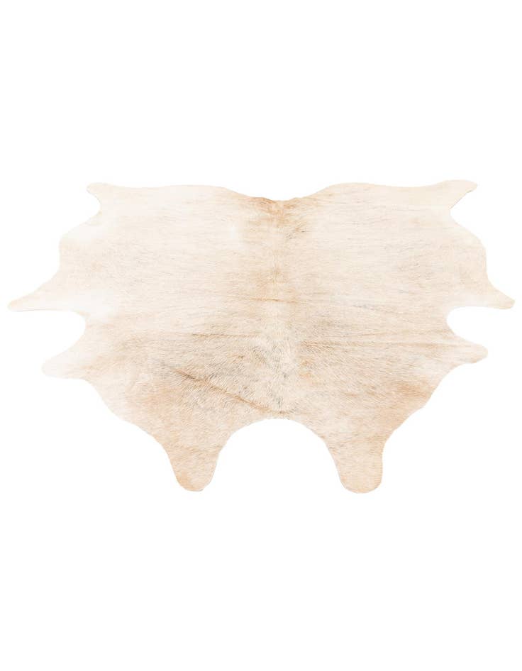 Detail image of  5' 10 x 6' 5 Cowhide Leather Square Rug