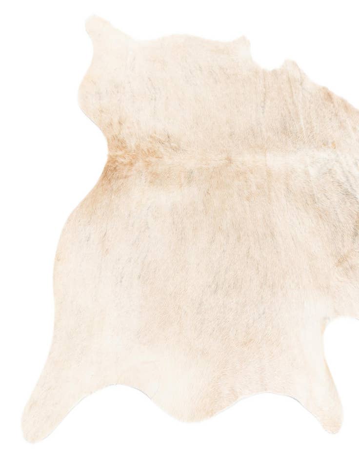 Detail image of  5' 10 x 6' 5 Cowhide Leather Square Rug