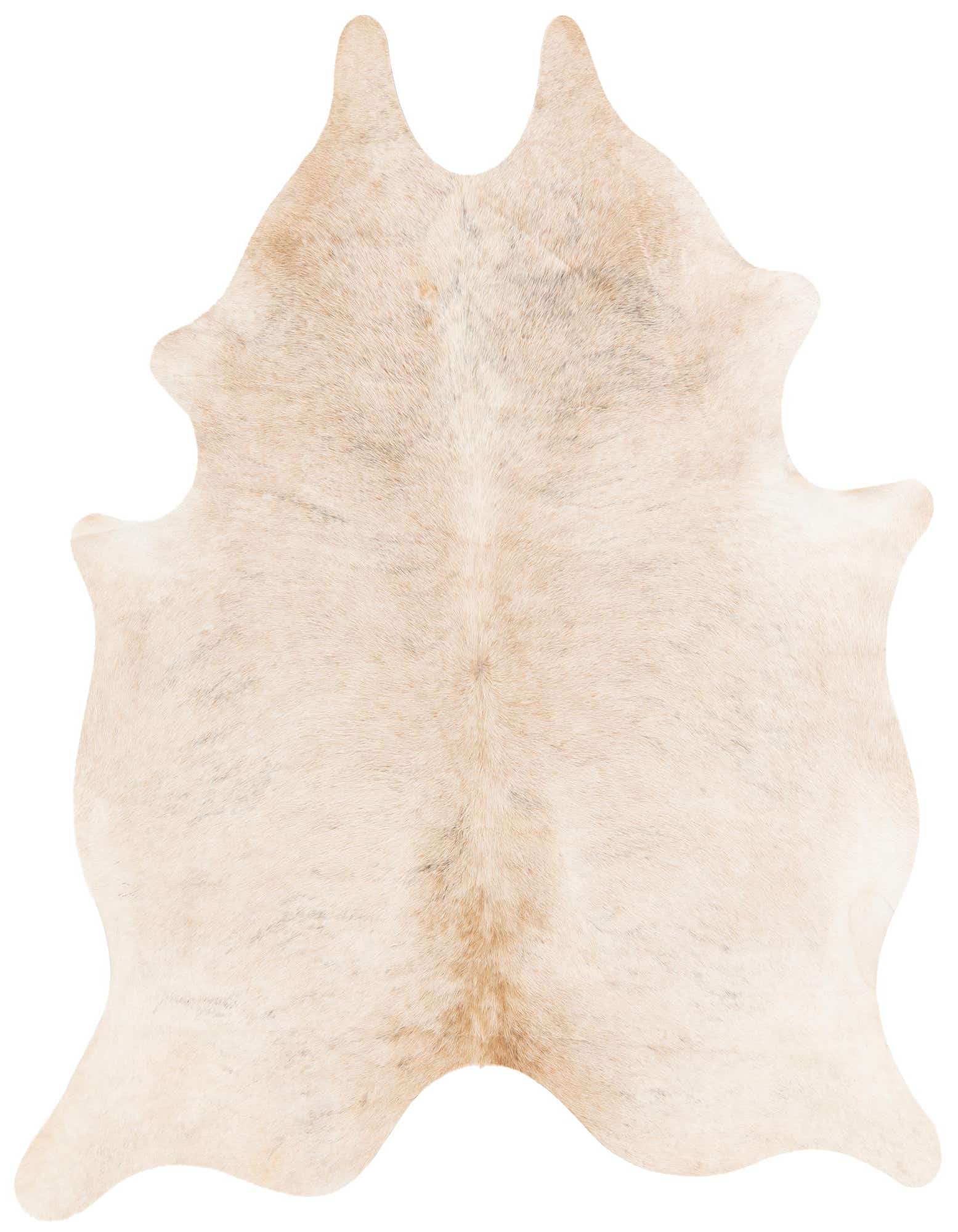 Primary image  5' 10 x 6' 5 Cowhide Leather Square Rug