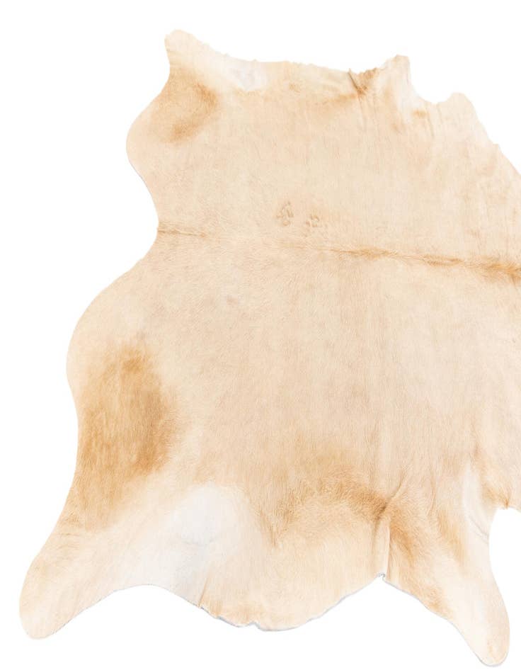 Detail image of  6' 2 x 6' 8 Cowhide Leather Square Rug