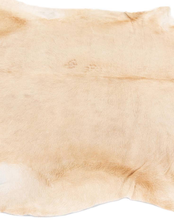 Detail image of  6' 2 x 6' 8 Cowhide Leather Square Rug