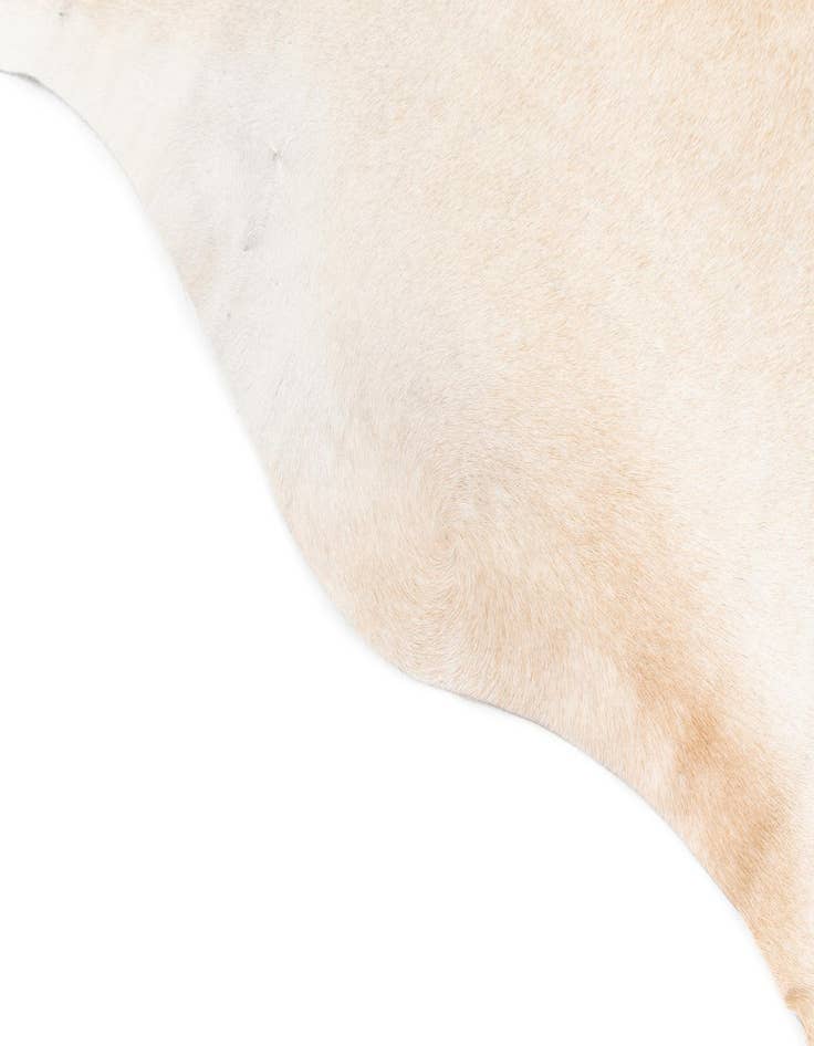 Detail image of  5' 4 x 5' 11 Cowhide Leather Square Rug