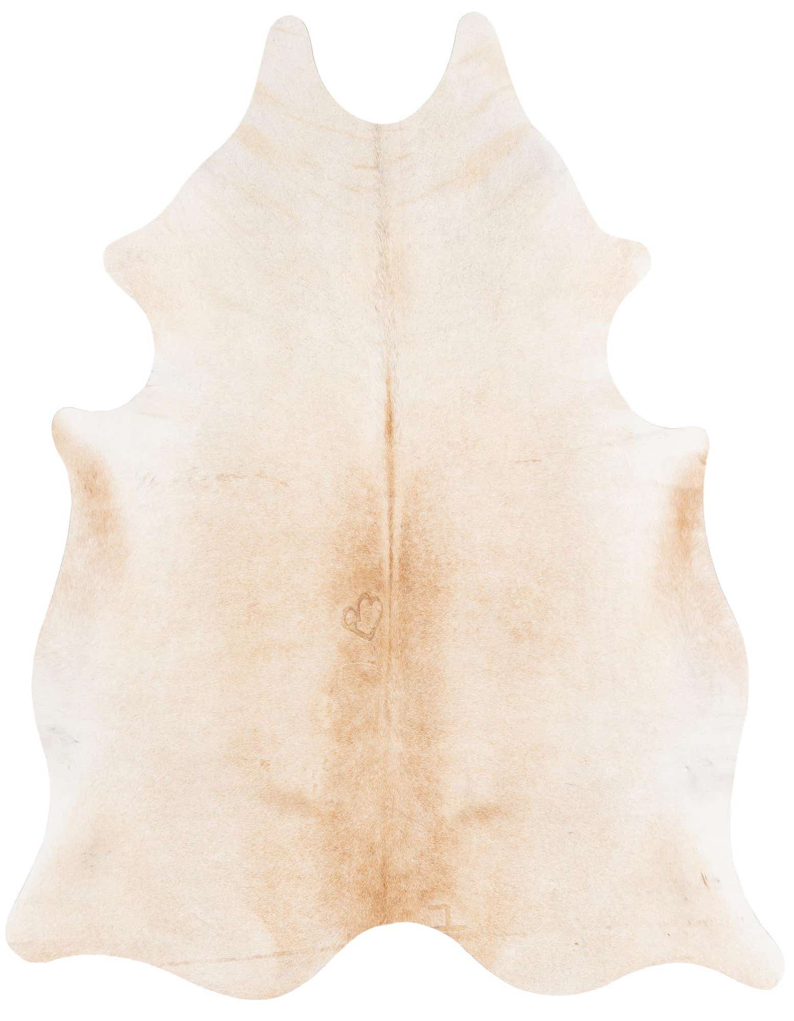 Primary image  5' 4 x 5' 11 Cowhide Leather Square Rug