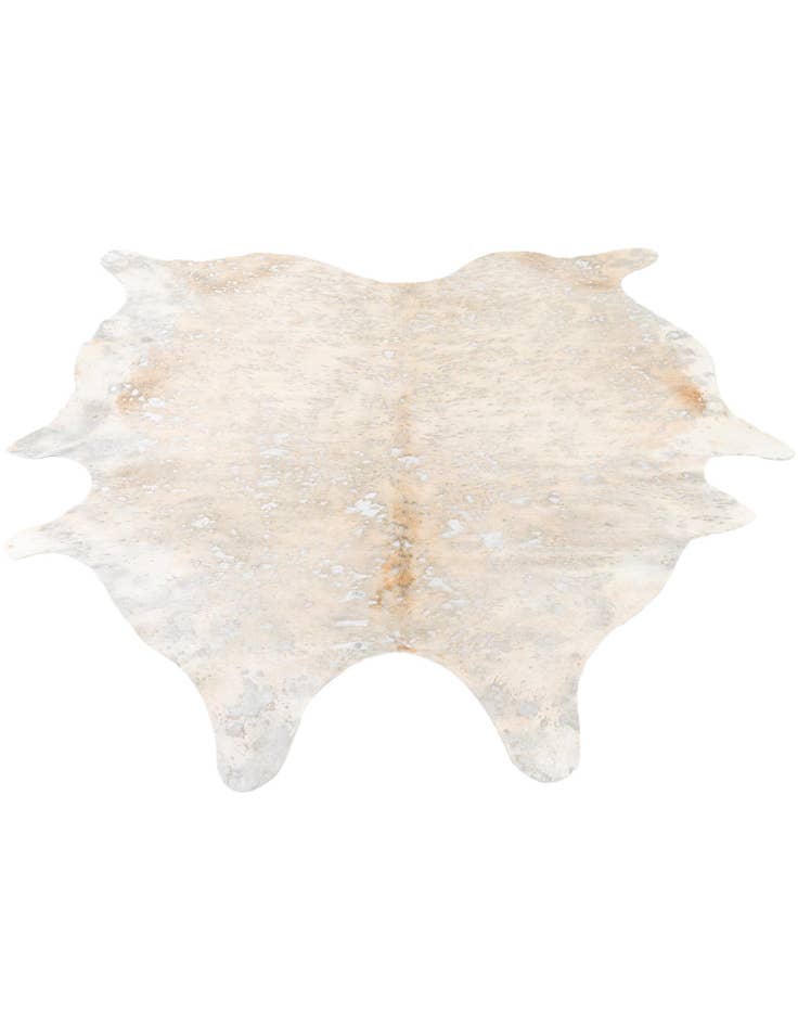 Detail image of  6' 2 x 6' 10 Cowhide Leather Square Rug