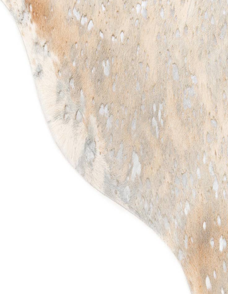 Detail image of  6' 2 x 6' 10 Cowhide Leather Square Rug