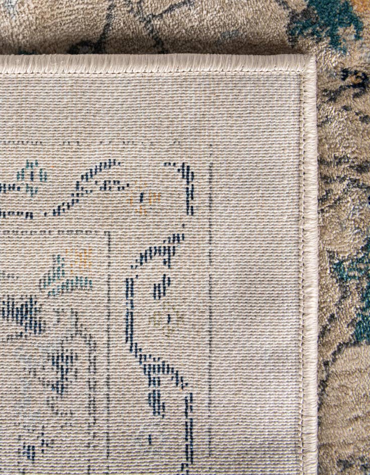 Detail image of  5' 3 x 5' 3 Dahlia Square Rug