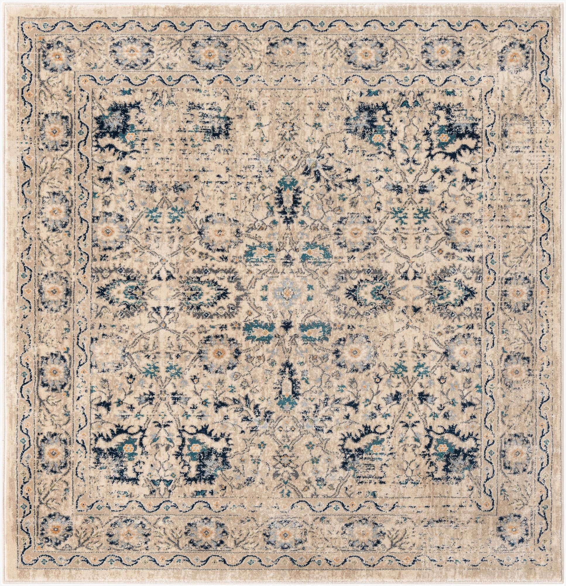  5' 3 x 5' 3 Dahlia Square Rug