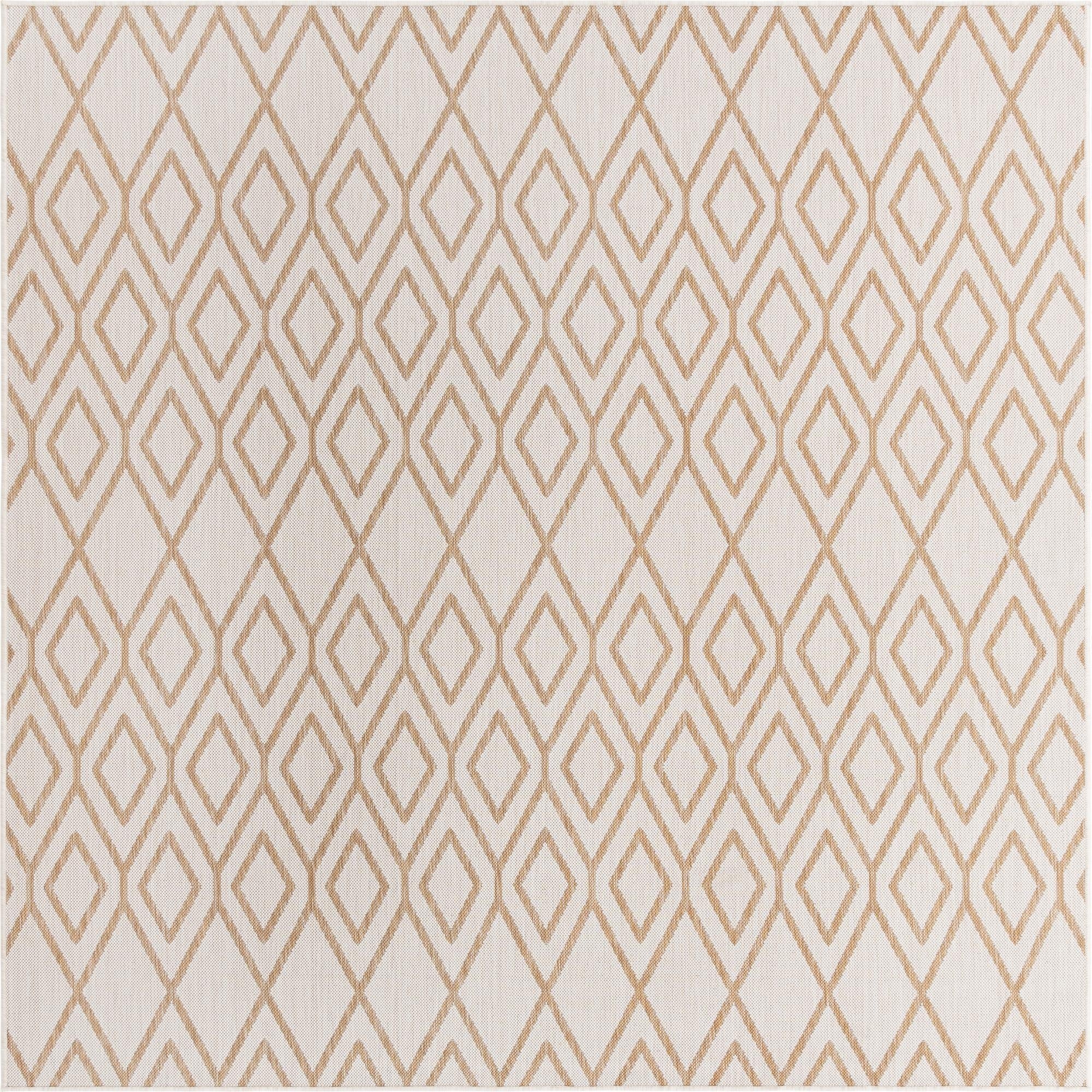  7' 10 x 7' 10  Washable Jill Zarin Turks and Caicos Indoor / Outdoor Square Rug