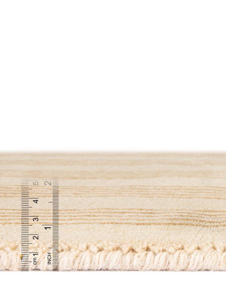 Detail image of  5' 1 x 5' 1 Jill Zarin Striped Wool Square Rug