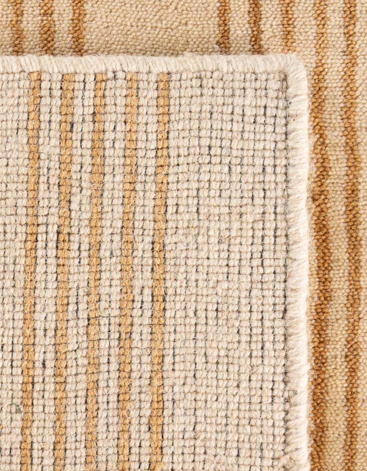 Detail image of  5' 1 x 5' 1 Jill Zarin Striped Wool Square Rug