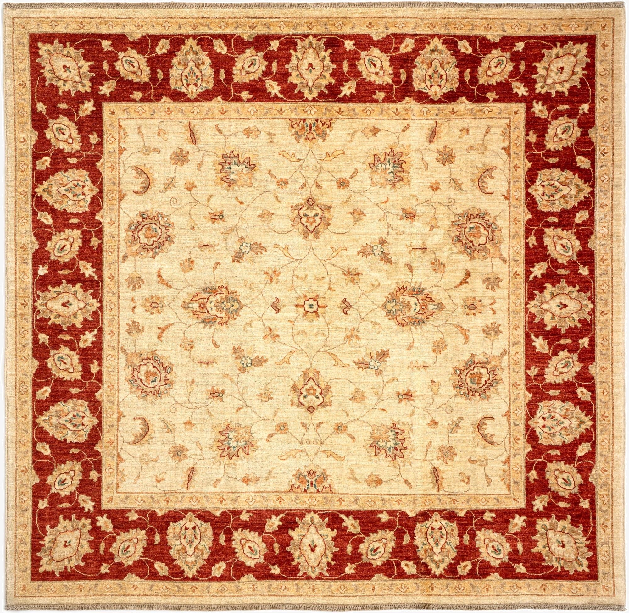  6' 6 x 6' 9 Kaizar Wool Square Rug