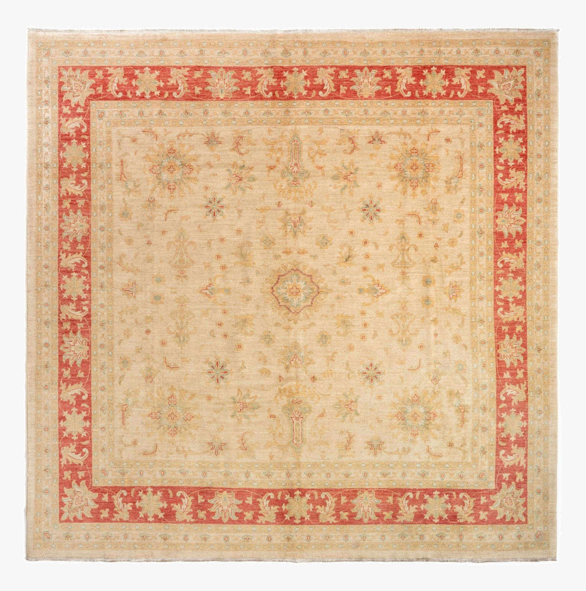  9' 8 x 9' 11 Kaizar Wool Square Rug