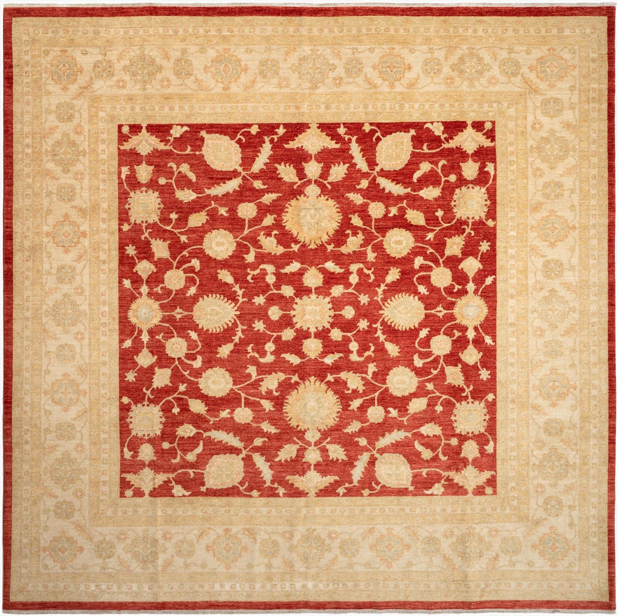  9' 9 x 9' 11 Kaizar Wool Square Rug