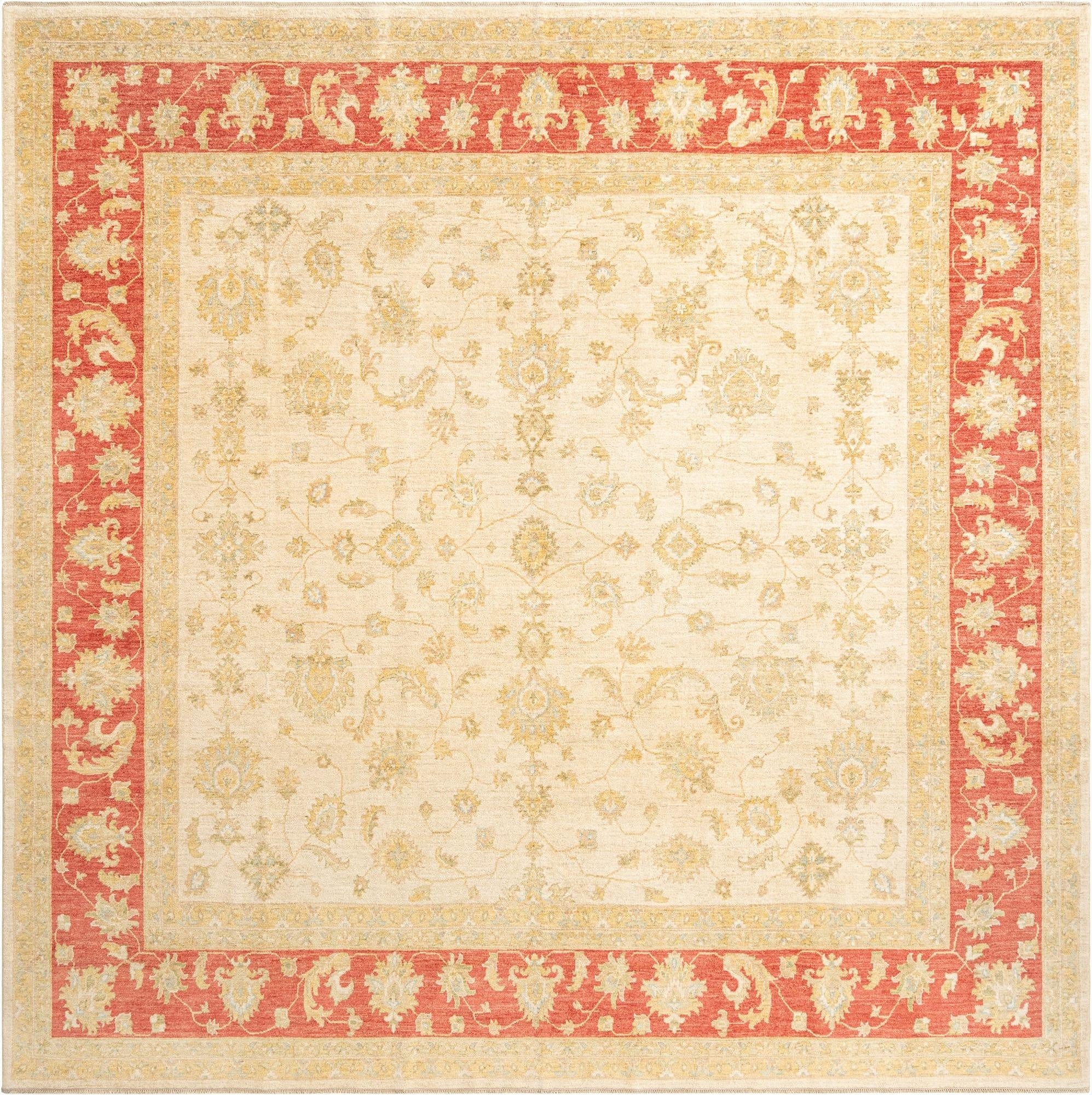  11' 3 x 11' 5 Kaizar Wool Square Rug