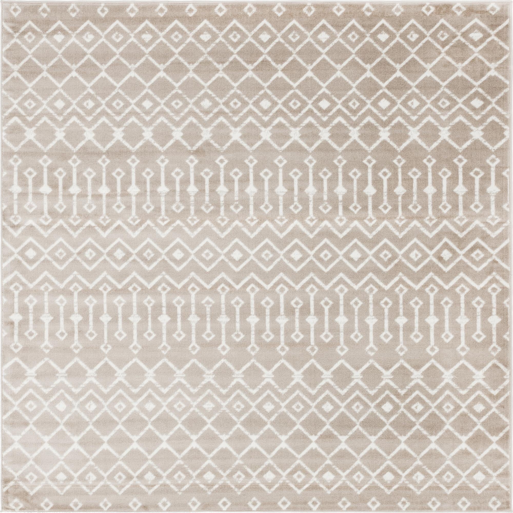  7' 10 x 7' 10 Kasbah Trellis Square Rug