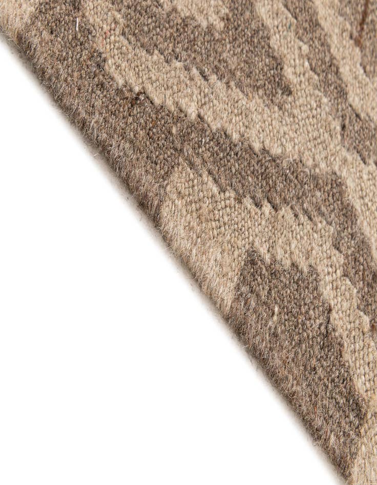 Detail image of  6' 6 x 7' 1  Hand Woven Kilim Maymana Wool Square Rug