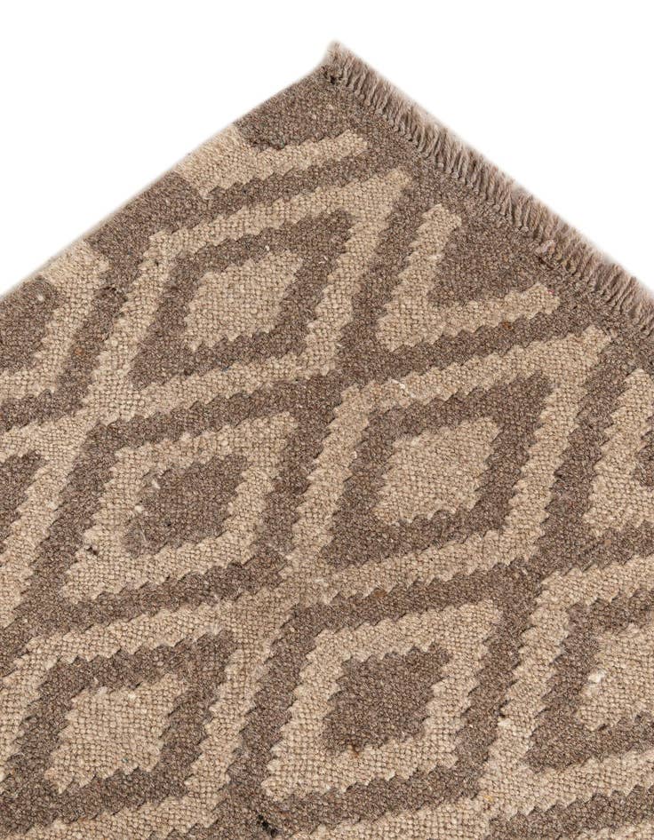 Detail image of  6' 6 x 7' 1  Hand Woven Kilim Maymana Wool Square Rug