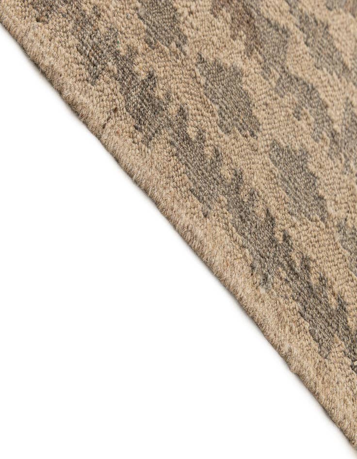 Detail image of  9' 9 x 10' 5  Hand Woven Kilim Maymana Wool Square Rug