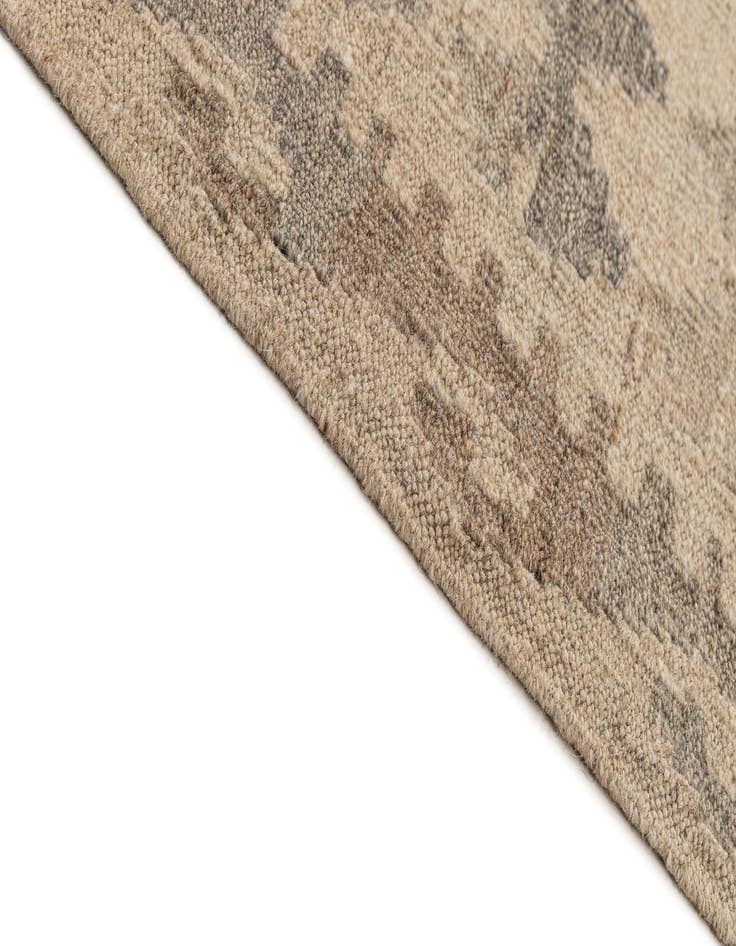 Detail image of  9' 9 x 10' 5  Hand Woven Kilim Maymana Wool Square Rug