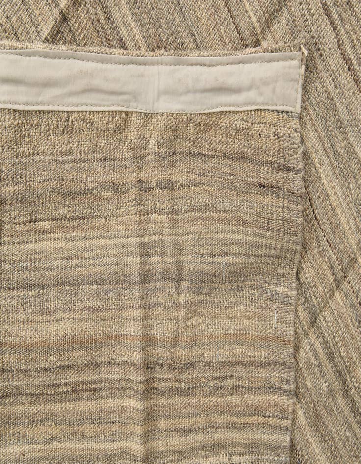 Detail image of  3' 10 x 3' 11  Hand Woven Kilim Modern Wool Square Rug