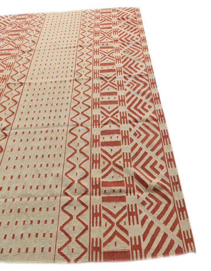 Detail image of  8' 7 x 9' 7  Hand Woven Kilim Modern Wool Square Rug