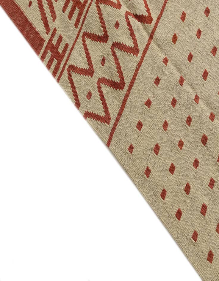 Detail image of  8' 7 x 9' 7  Hand Woven Kilim Modern Wool Square Rug