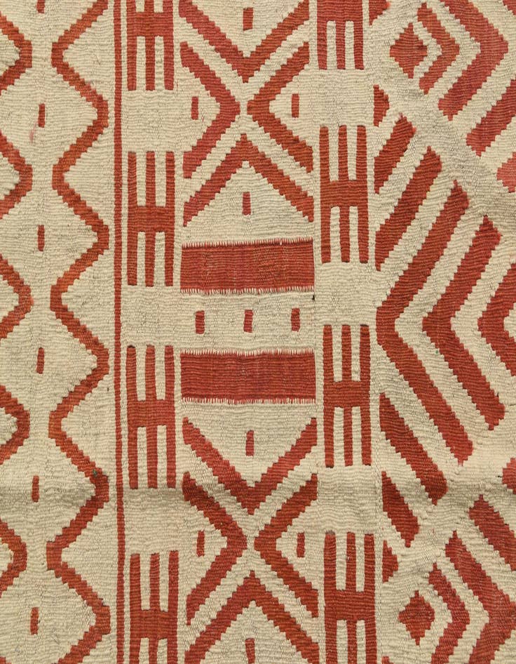 Detail image of  8' 7 x 9' 7  Hand Woven Kilim Modern Wool Square Rug