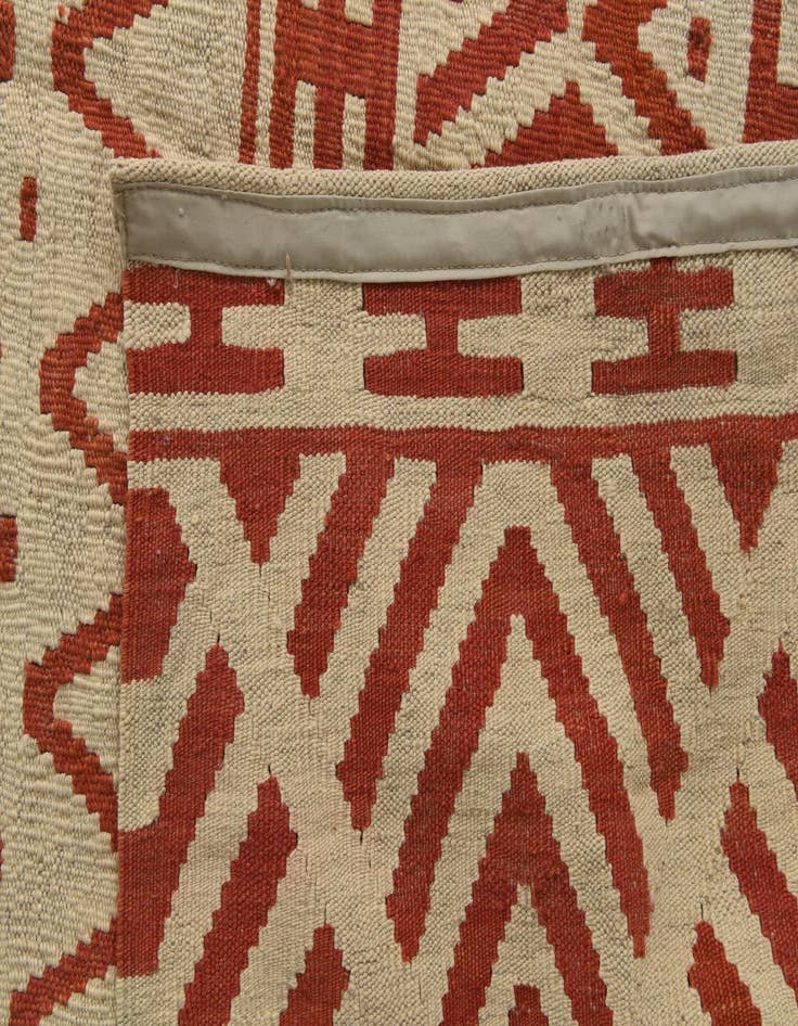 Detail image of  8' 7 x 9' 7  Hand Woven Kilim Modern Wool Square Rug