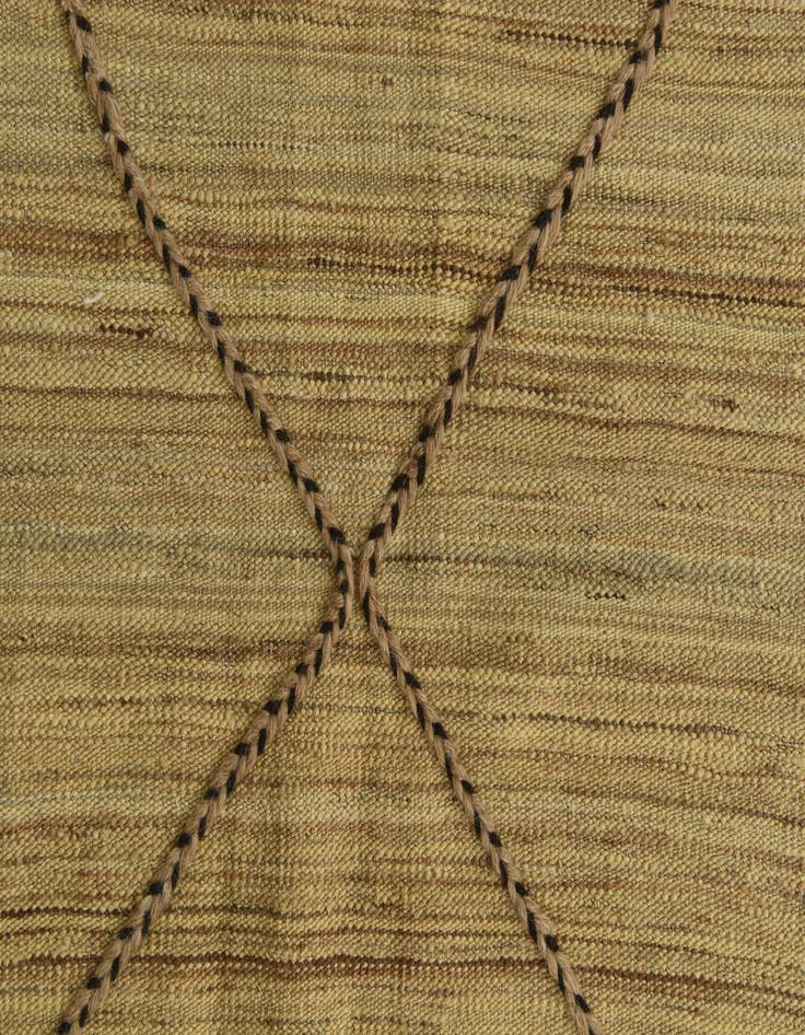 Detail image of  5' 6 x 6' 8  Hand Knotted Moroccan Wool Square Rug