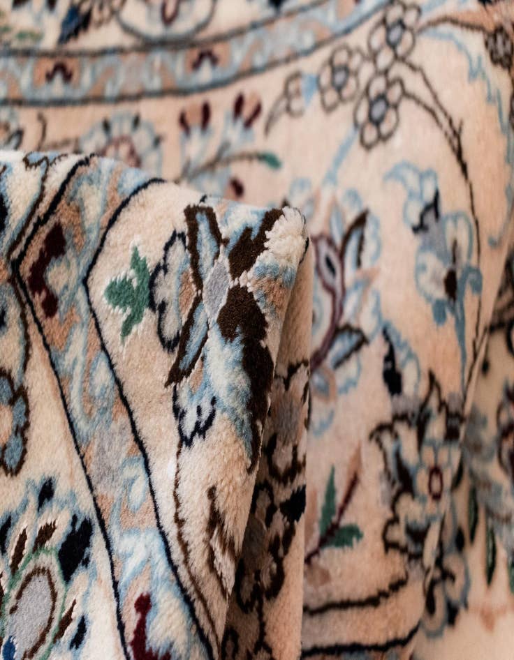 Detail image of  8' 4 x 8' 5 Nain Wool Square Rug