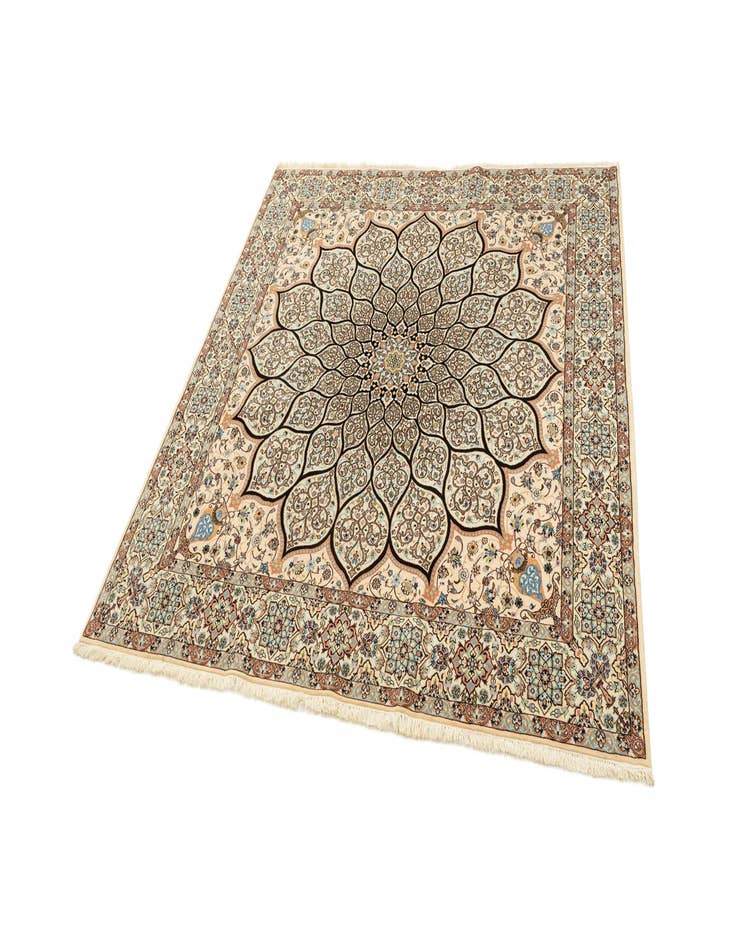 Detail image of  6' 9 x 6' 9 Nain Square Rug