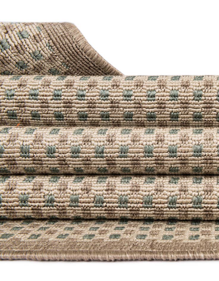 Detail image of  7' 10 x 7' 10  Washable Border Indoor / Outdoor Square Rug