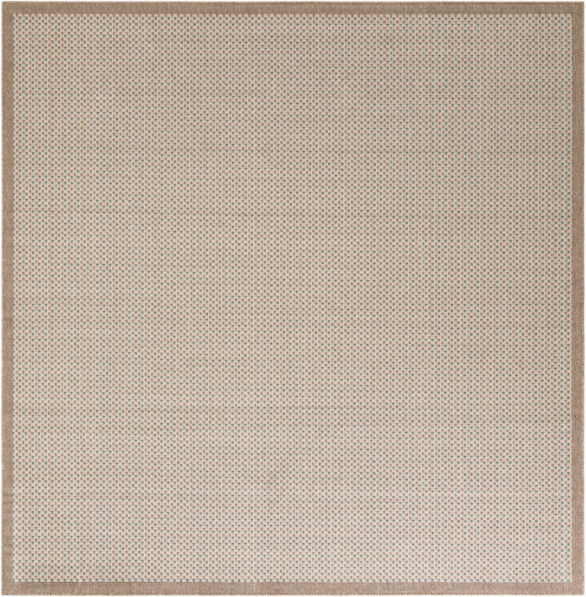  7' 10 x 7' 10  Washable Border Indoor / Outdoor Square Rug