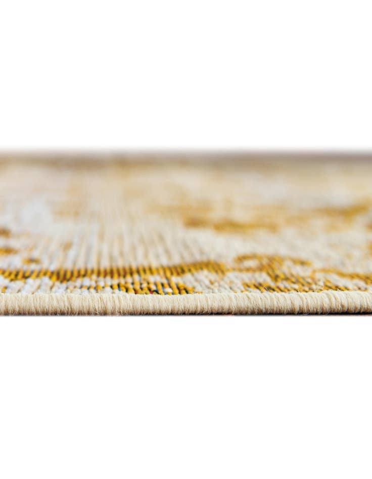 Detail image of 6' x 6' Washable Botanical Indoor / Outdoor Square Rug