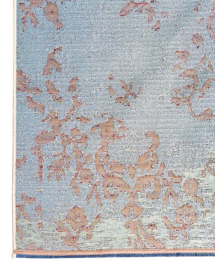 Detail image of 6' x 6' Washable Botanical Indoor / Outdoor Square Rug