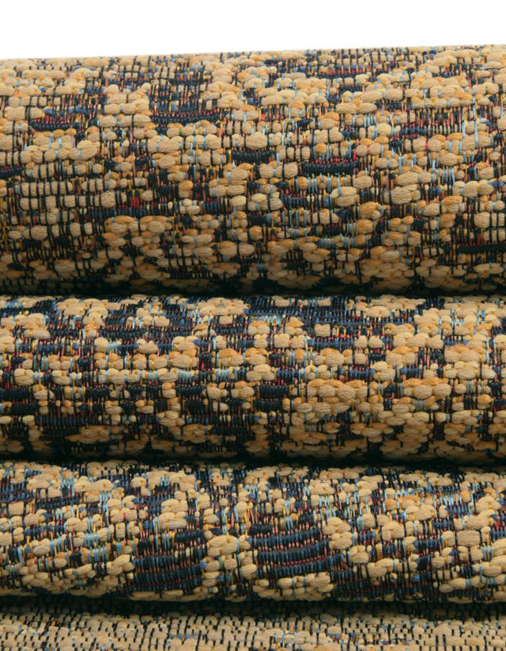 Detail image of 6' x 6' Washable Botanical Indoor / Outdoor Square Rug