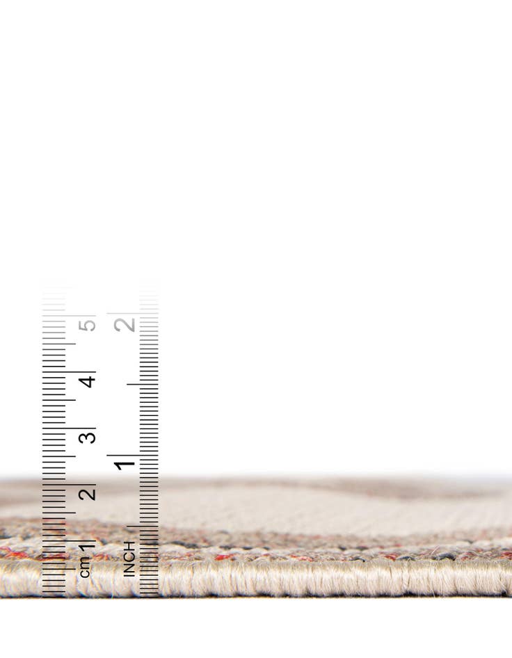 Detail image of  7' 10 x 7' 10  Washable Coastal Indoor / Outdoor Square Rug