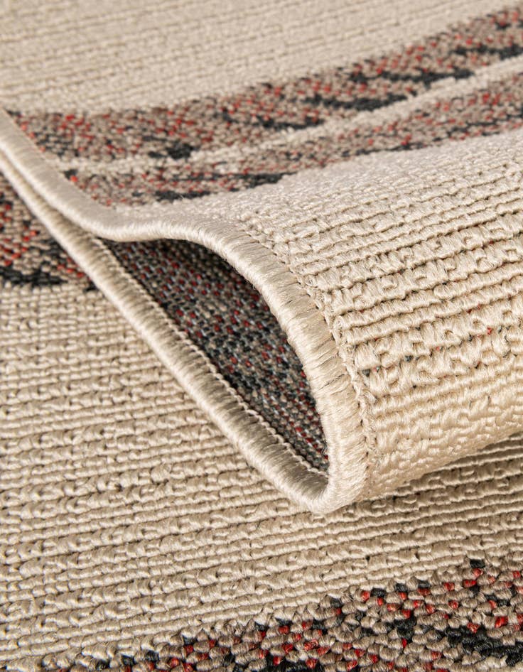 Detail image of  7' 10 x 7' 10  Washable Coastal Indoor / Outdoor Square Rug