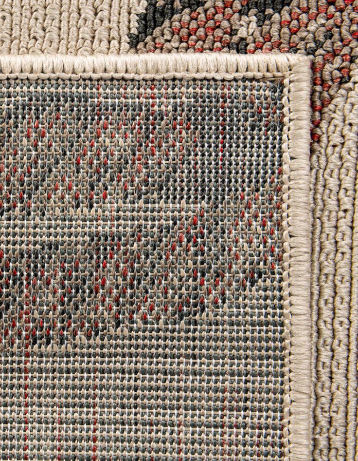 Detail image of  7' 10 x 7' 10  Washable Coastal Indoor / Outdoor Square Rug