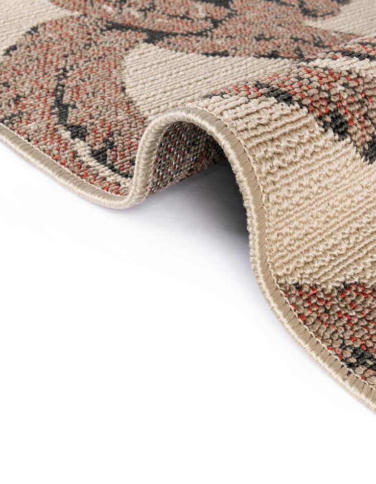 Detail image of  7' 10 x 7' 10  Washable Coastal Indoor / Outdoor Square Rug