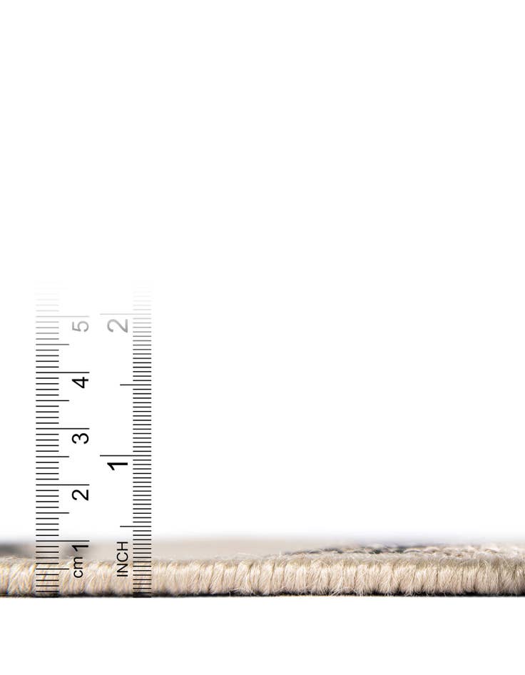 Detail image of  7' 10 x 7' 10  Washable Coastal Indoor / Outdoor Square Rug