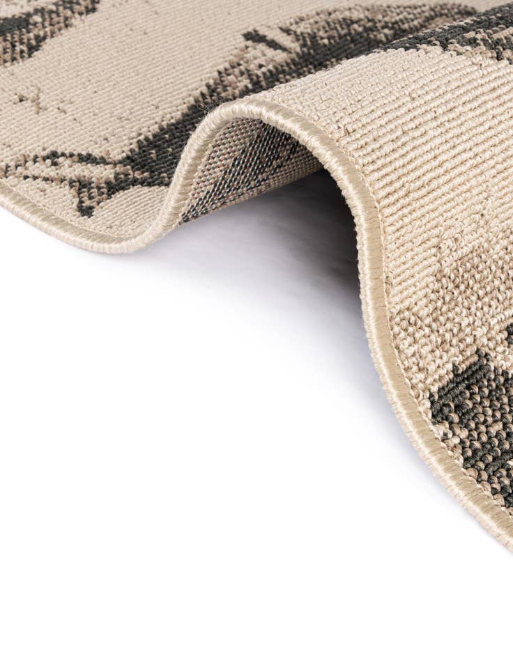 Detail image of  7' 10 x 7' 10  Washable Coastal Indoor / Outdoor Square Rug