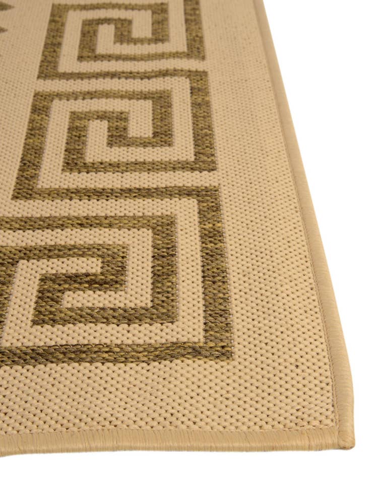 Detail image of  6' x 6'  Washable Lattice Indoor / Outdoor Square Rug